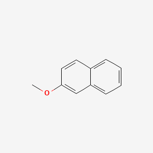 2-Methoxynaphthalene structure
