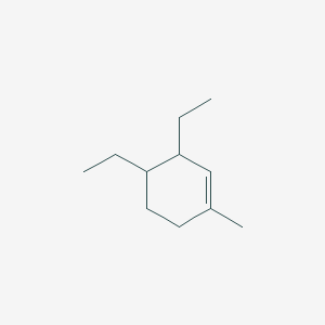 3,4-Diethyl-1-methylcyclohexene structure