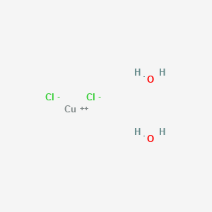 Copper(II) chloride, dihydrate (1:2:2) (13933-17-0) Physical and Chemical Properties (Smiles)(InChI)