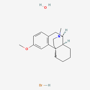 Dextromethorphan hydrobromide monohydrate structure