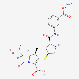 Ertapenem Sodium (33-13-7) Physical and Chemical Properties (Smiles)(InChI)