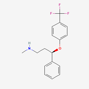 (+)-Fluoxetine structure