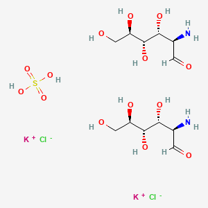 Glucosamine sulfate potassium chloride structure