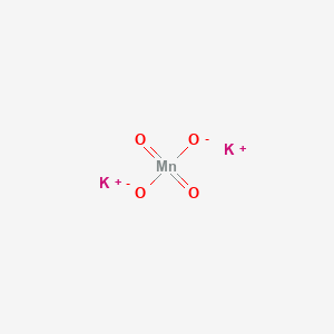 Potassium manganate structure