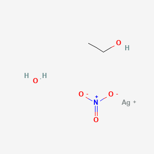 Silver nitrate water ethanol structure